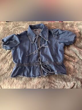 American eagle denim shirt